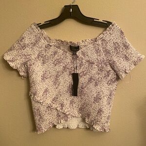 Lucy Paris smocked top XL